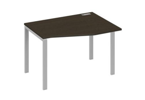 Стол эргономичный правый Мира Нумо, цвет венге + серый