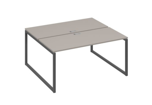 Рабочая станция (2х160) Мира Одри, цвет мокко премиум + антрацит