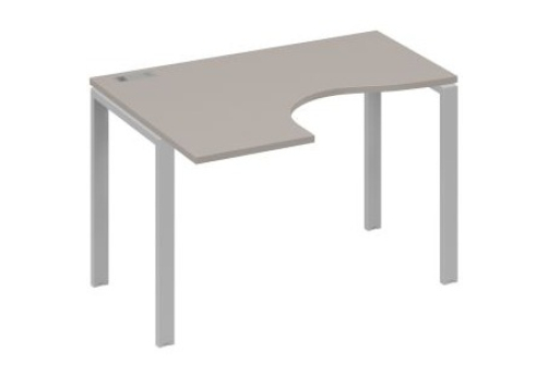 Стол эргономичный левый Мира Нумо, цвет мокко премиум + серый