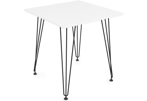 Стол обеденный квадратный Мальта, цвет белый