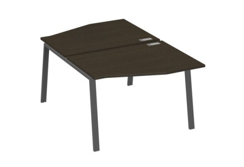 Станция рабочая эргономичная 2х120 Мира Трио, цвет венге + антрацит