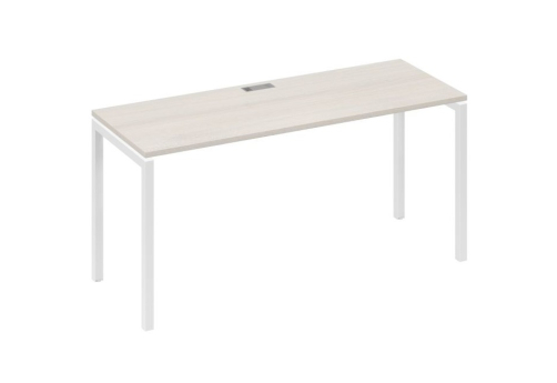 Стол письменный Мира Лофт, цвет дуб шамони + белый