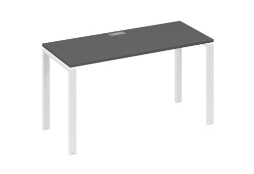Стол письменный Мира Нумо, цвет антрацит премиум + белый
