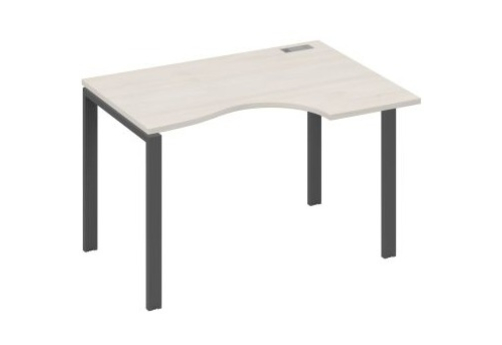 Стол эргономичный правый Мира Нумо, цвет дуб шамони + антрацит