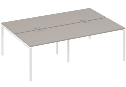 Рабочая станция 4х120 Мира Лофт, цвет мокко премиум + белый
