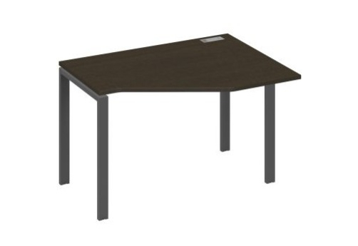 Стол эргономичный правый Мира Нумо, цвет венге + антрацит