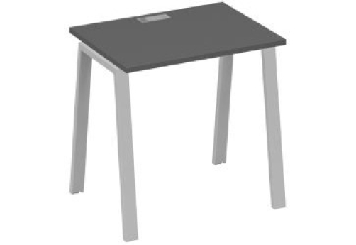 Стол письменный Мира Трио, цвет антрацит премиум + серый