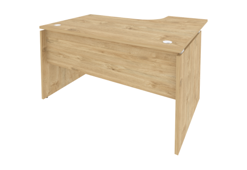 Стол эргономичный левый, цвет тиквуд светлый