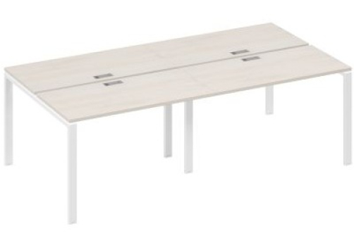 Рабочая станция (4x120) Мира Нумо, цвет дуб шамони + белый