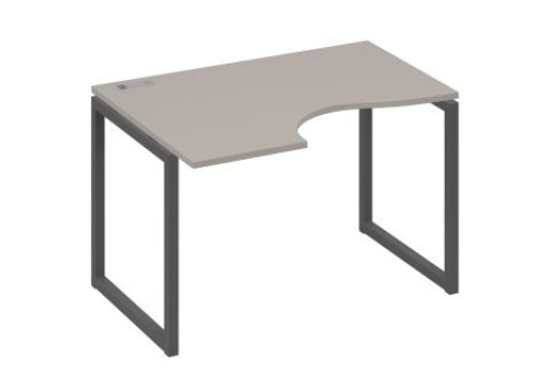 Стол эргономичный левый Мира Одри, цвет мокко премиум + антрацит