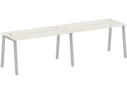 Стол на 2 рабочих места, цвет дуб новара