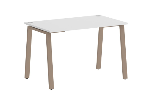 Стол письменный, цвет белый + мокко