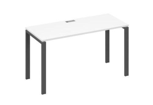 Стол письменный Мира Нумо, цвет белый премиум + антрацит