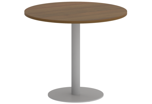 Стол для переговоров круглый, цвет орех