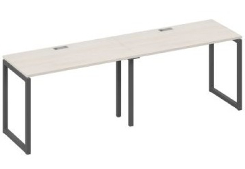 Рабочая станция (2х120) Мира Одри, цвет дуб шамони + антрацит