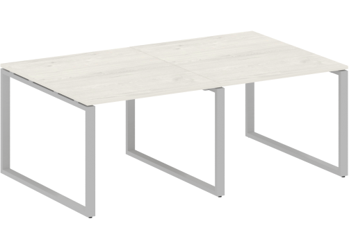 Стол для переговоров (2 столешницы), цвет дуб новара