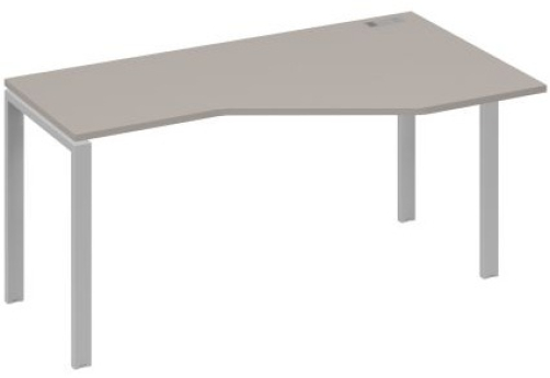 Стол эргономичный правый Мира Нумо, цвет мокко премиум + серый