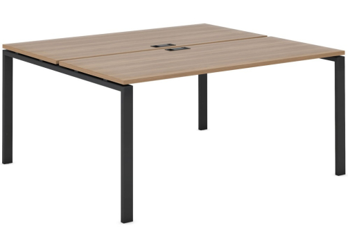 Рабочая станция с П-образными опорами Франклин Персонал, цвет дуб