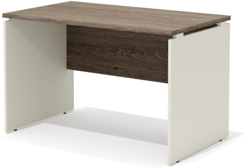 Стол рабочий прямой Некста, цвет дуб + беж