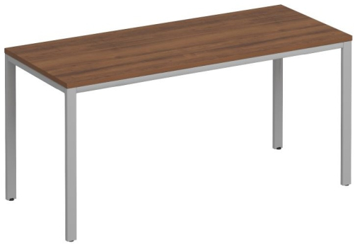 Стол письменный на металлокаркасе Прайм Металл 25, цвет орех + серый