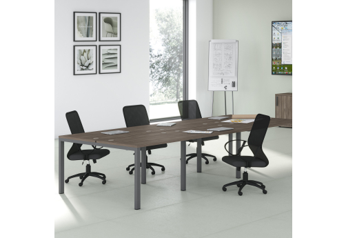 Стол переговорный сборный Лиани, цвет шамони темный