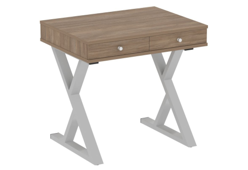Стол письменный, цвет дуб аризона + серый
