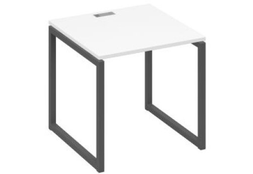 Стол письменный Мира Одри, цвет белый премиум + антрацит