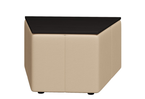 Стол трапеция, цвет бежевый