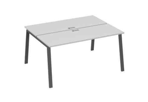 Рабочая станция 2х160 Мира Трио, цвет серый + антрацит