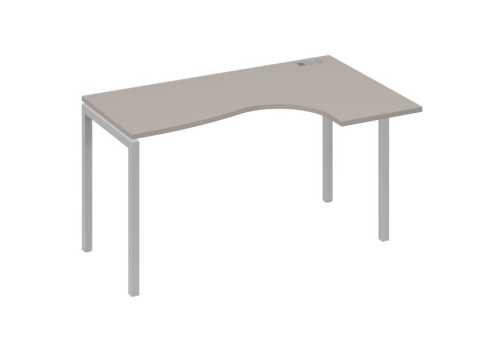 Стол эргономичный правый Классика Мира Лофт, цвет мокко премиум + серый