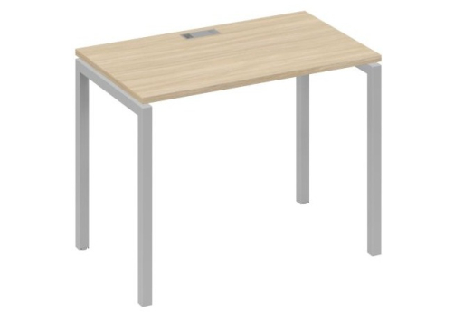 Стол письменный Мира Лофт, цвет дуб скандинавский + серый
