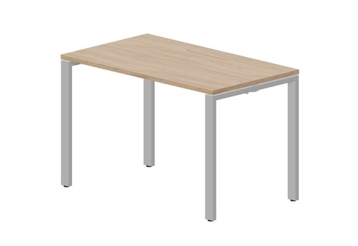 Стол рабочий с лючком Киви, цвет светлый дуб