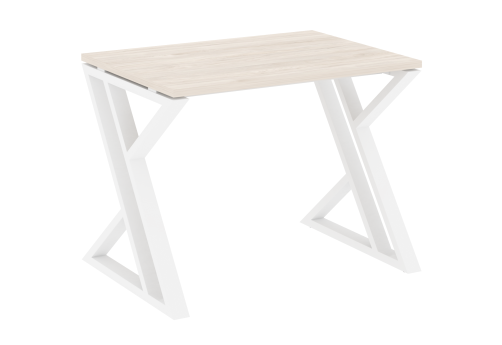 Стол рабочий Европа, цвет денвер светлый + белый