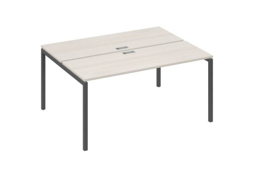 Рабочая станция 2х160 Мира Лофт, цвет дуб шамони + антрацит