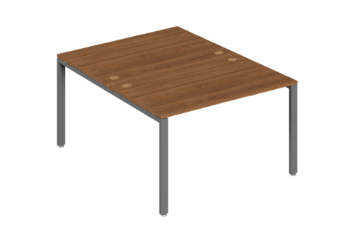 Бенч-система на 2 места, цвет орех