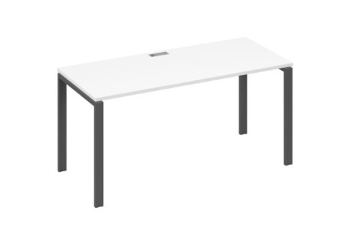 Стол письменный Мира Нумо, цвет белый премиум + антрацит