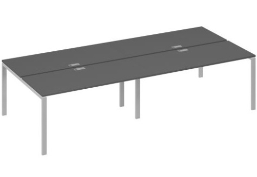 Рабочая станция (4х160) Мира Нумо, цвет антрацит премиум + серый