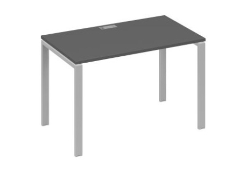 Стол письменный Мира Нумо, цвет антрацит премиум + серый