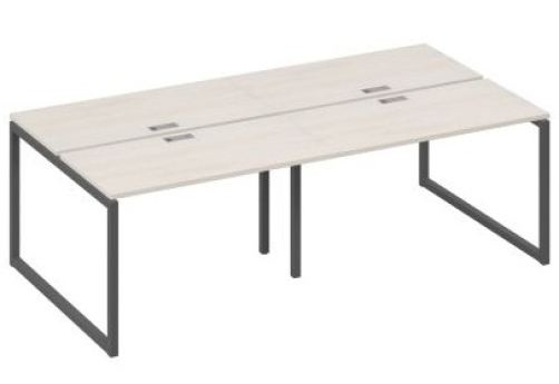 Рабочая станция (4х120) Мира Одри, цвет дуб шамони + антрацит