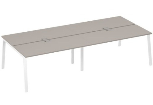 Рабочая станция 4х160 Мира Трио, цвет мокко премиум + белый