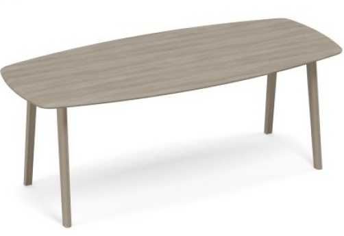 Стол для переговоров фигурный Види Вуд, цвет вяз