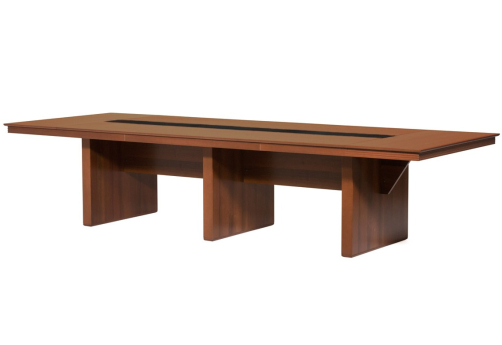 Стол для переговоров Элвис, цвет орех Италия + черный