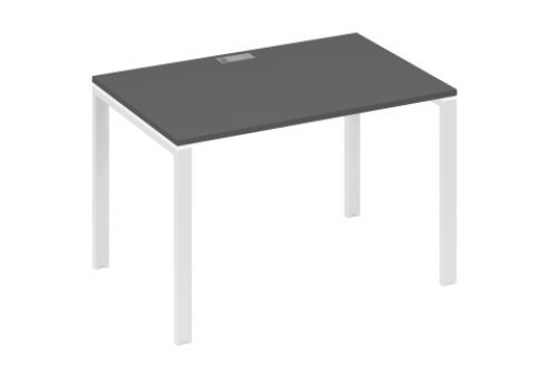 Стол письменный Мира Нумо, цвет антрацит премиум + белый