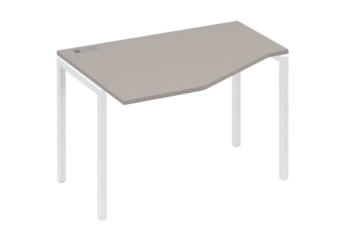 Стол эргономичный левый Техно Мира Лофт, цвет мокко премиум + белый