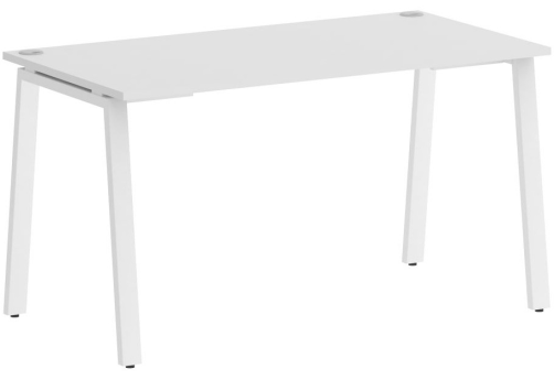 Стол письменный, цвет белый + белый