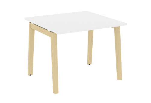 Стол для переговоров (1 столешница), цвет белый