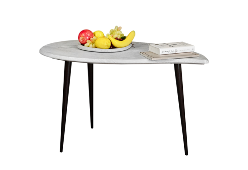 Стол журнальный Лето 1011, цвет дуб дымчатый + черный