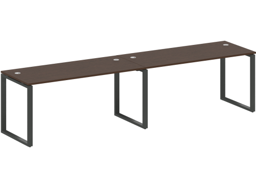 Стол на 2 рабочих места, цвет венге