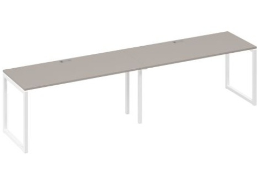 Рабочая станция (2х160) Мира Одри, цвет мокко премиум + белый