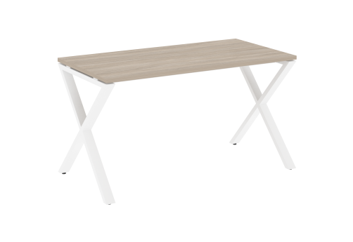 Стол рабочий Европа, цвет дуб аттик + белый